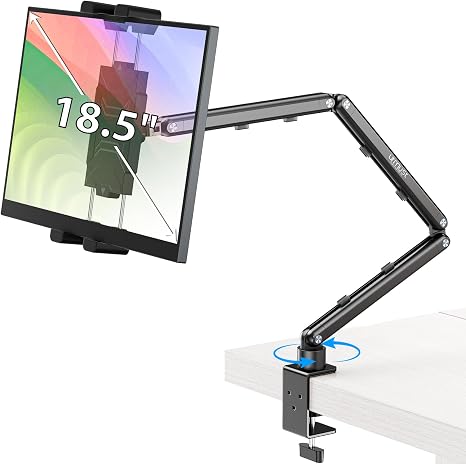 Urmust Portable Monitor Stand 15.6", iPad Stand for Desk