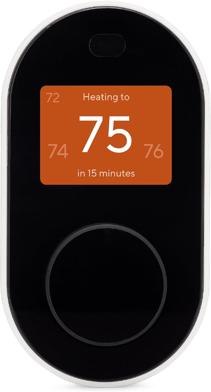Wyze Programmable Smart WiFi Thermostat for Home with App Control, Energy Saving, Easy Installation, Works with Alexa and Google Assistant, Black