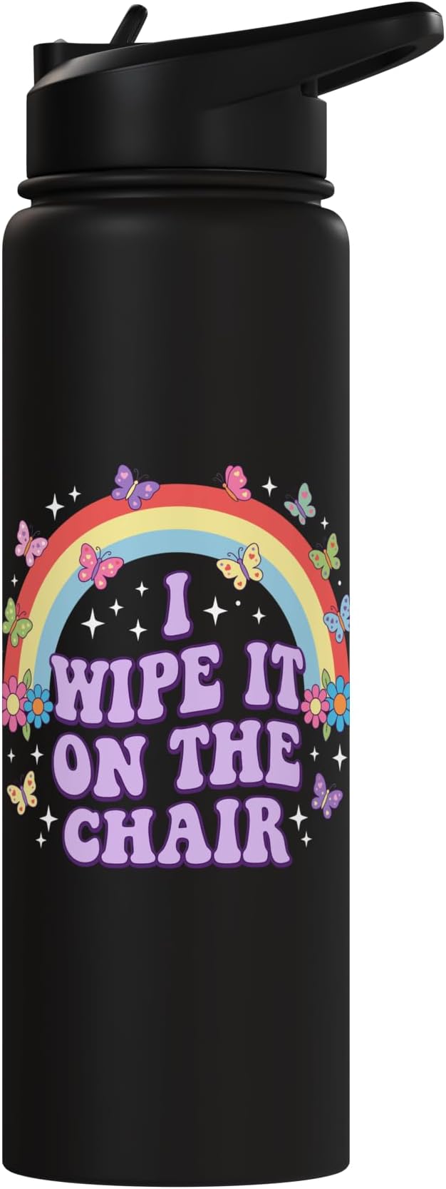 Rainbow Stainless Steel Insulated Water Bottle