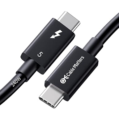 Cable Matters [Intel Certified] 80Gbps Thunderbolt 5 Cable, 3.3ft / 1m