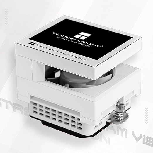 Thermalright Stream Vision 360 White CPU Liquid Cooler, 3.5in Magnetic Embedded Fan LCD Screen, 640x480 Resolution,Pump with Fan,Compatible with AM5,lga1851/1700/115x