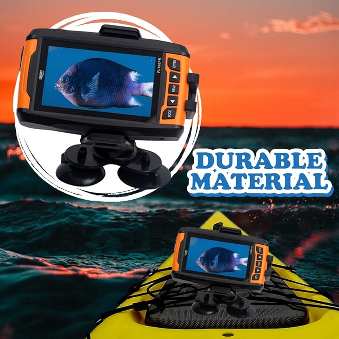 LUCKYLAKER Strong Suction Phone Mount Base Universal Marine Electronic Mount Ball Kayak Fish Finder Holder Car Fishing for Truck Boat Canoe