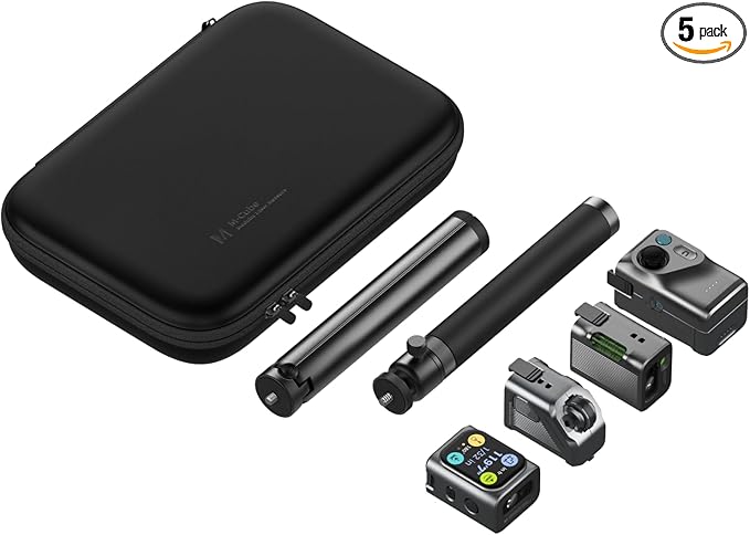 HOZO M-Cube Pro Laser Measuring Tool Combo:4 Modules Build to Adapt, M-Tripod & M-Protection Case, Rechargeable Modular Laser Distance Meter with Bilateral Laser, Digital Scale Roller | Bluetooth App