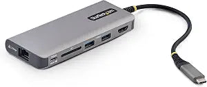StarTech 6-in-1 USB-C Mini Dock, 4K HDMI, 140W PD, 10Gbps, 2.5GbE, SD