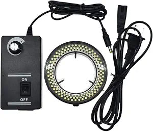 FainWan Digital Microscope Accessories 60 LED Adjustable Ring Light Illuminator Lamp for Stereo Zoom Microscope