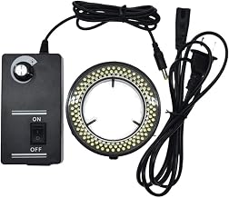 FainWan Digital Microscope Accessories 60 LED Adjustable Ring Light Illuminator Lamp for Stereo Zoom Microscope