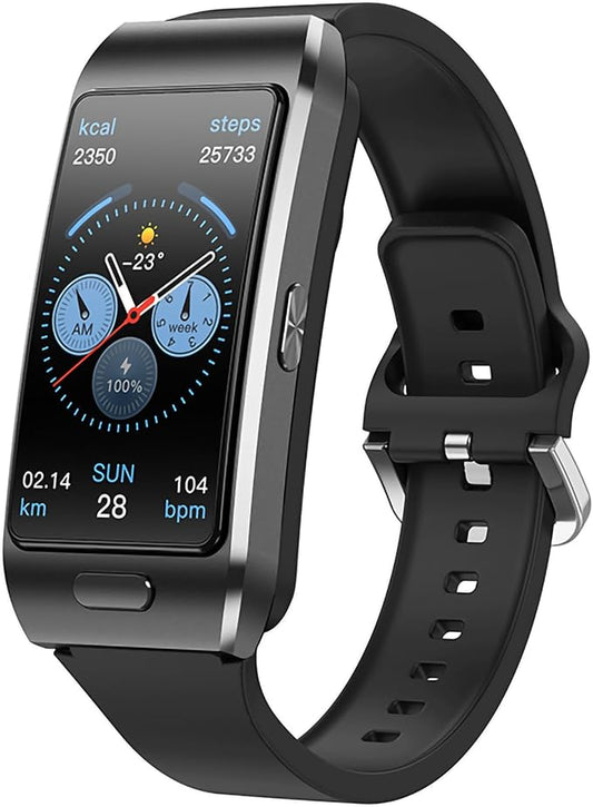 Smart Fitness Tracker Watch with Detachable Wireless Earbuds – Heart Rate, Blood Oxygen & Sleep Monitor, Step & Calorie Counter, Waterproof Activity Tracker for Android & iPhone
