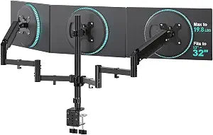 WALI Triple Monitor Mount for 13-32 inch Screens, up to 19.8 lbs per Arm