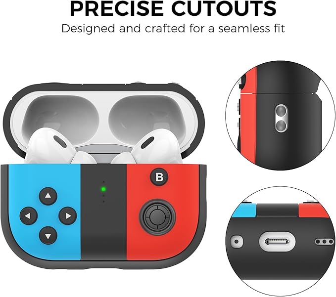 Silicone Airpods Pro 2 Case Protective Cover Skin Gamepad Design for Airpods Pro 2022