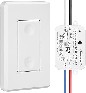 DEWENWILS Wireless Remote Light Switch, Expandable Wireless Wall Switch Kit