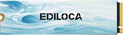Ediloca EN880E M.2 SSD 500GB NVMe SSD M2 2280 PCIe Gen 4x4, Read Up to 6300MB/s, Internal Solid State Drive for Laptop Desktop