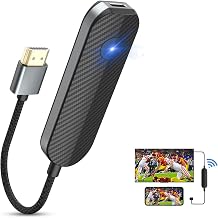 4K 1080P Wireless HDMI Display Adapter, WiFi Streaming Movies, Shows Receiver for i-Phone, i-Pad, Android, Tablet, Laptop, Window to HDTV/Monitor/Projector, Compatible Miracast, Air Play, DLNA - Image 1