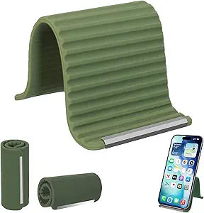 Flexible Silicone Phone Holder,Airplane Phone Holder （Green）