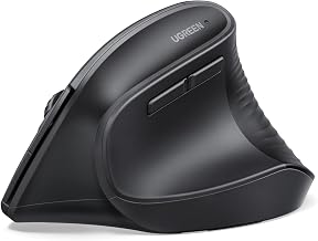 UGREEN Ergonomic Wireless Mouse, Bluetooth & 2.4G Wireless, Quiet Clicks - Image 1