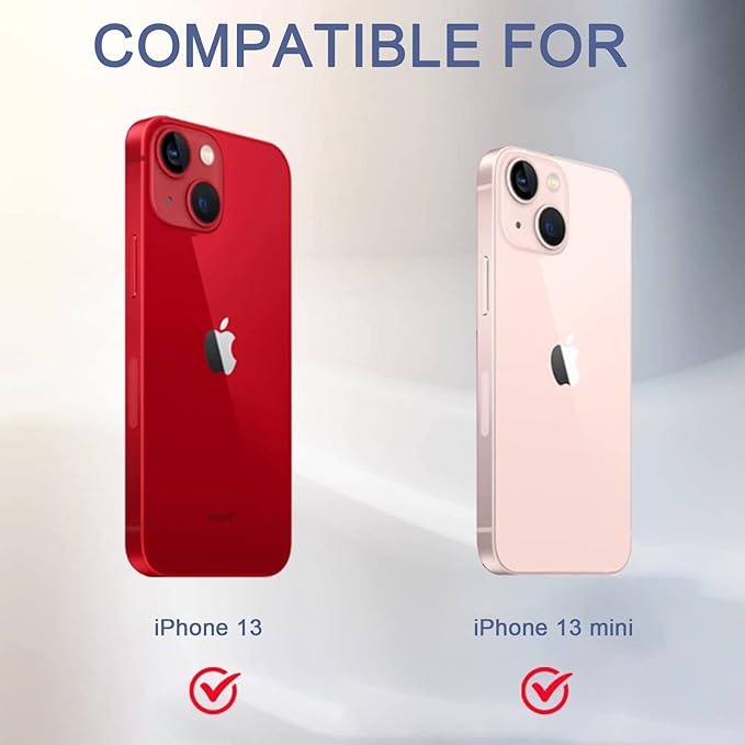 Phone Camera Lens Cover Compatible for iPhone 13/iPhone 13 Mini,Camera Lens Protector to Protect Privacy and Security,Strong Adhesive