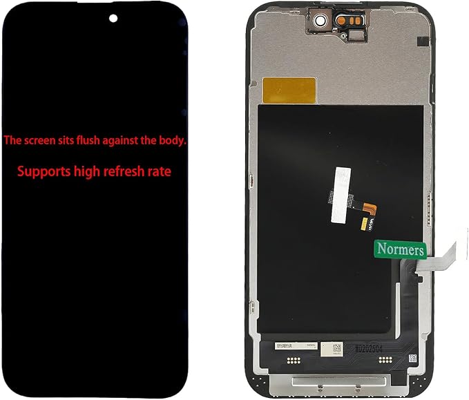 for iPhone 15 Screen Replacement - 6.1 inch 3D Touch FHD Display LCD Full Repair Kit with Digitizer, Tools, Tempered Glass & Waterproof Adhesive