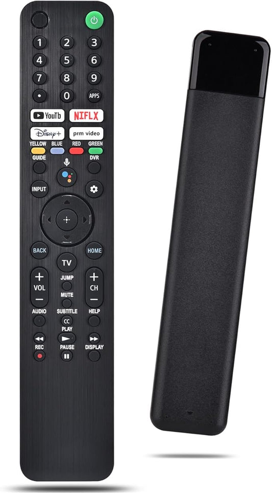 Voice Remote for Sony Smart TVs,RMF-TX520U Replacement Control for Sony Bravia Google 4K UHD LED LCD HD Smart TVs with YouTube, Disney+,Quick Link Buttons