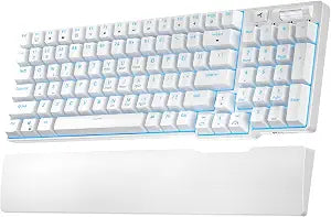 RK ROYAL KLUDGE RK96 Wireless Mechanical Keyboard with Magnetic Wrist Rest