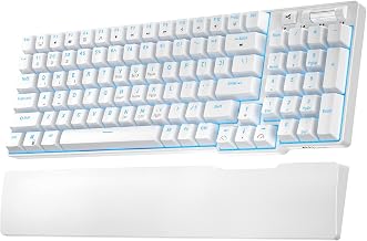 RK ROYAL KLUDGE RK96 Wireless Mechanical Keyboard with Magnetic Wrist Rest - Image 1