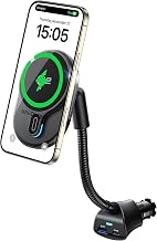 Qi2 15W Magnetic Car Charger, PD20W & QC18W Ports, Strong Hold for iPhone - Image 1