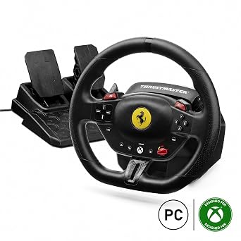 Thrustmaster T98 Ferrari 296 GTS - Racing Wheel and Pedal Set - XBOX & PC