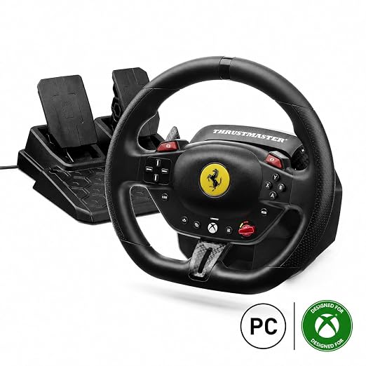 Thrustmaster T98 Ferrari 296 GTS - Racing Wheel and Pedal Set - XBOX & PC