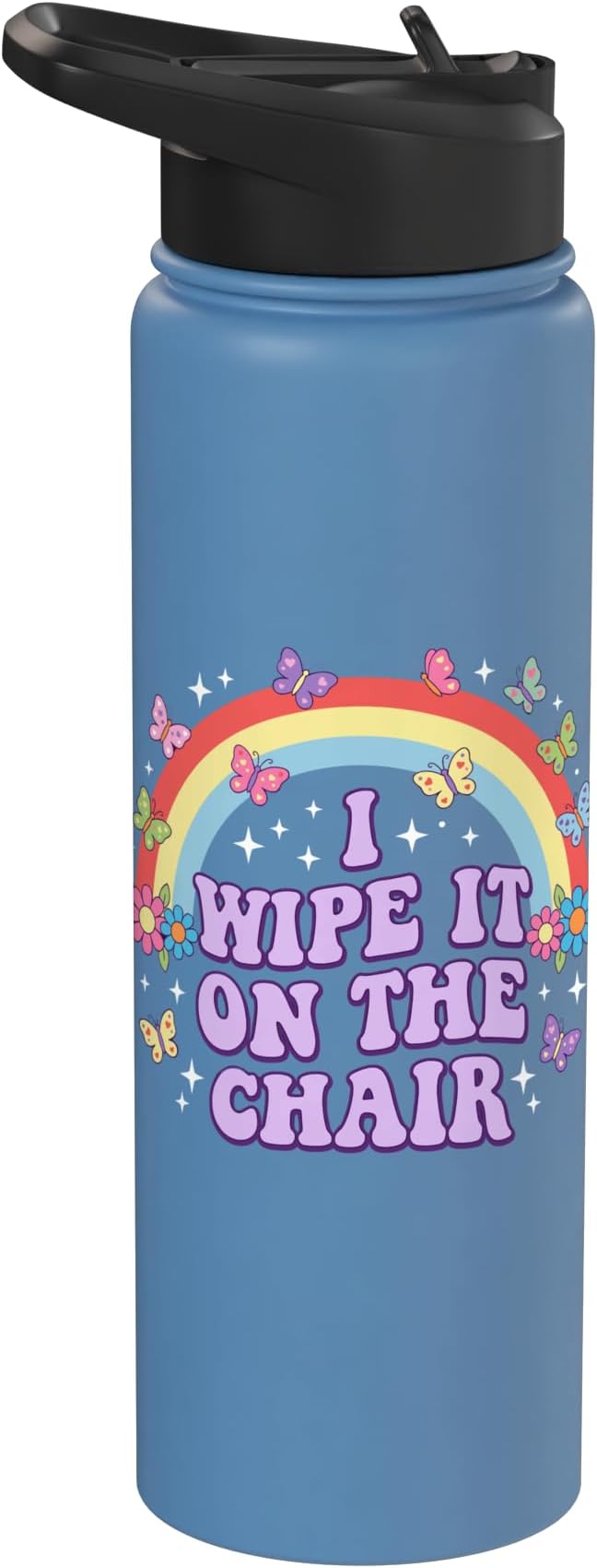 Rainbow Stainless Steel Insulated Water Bottle