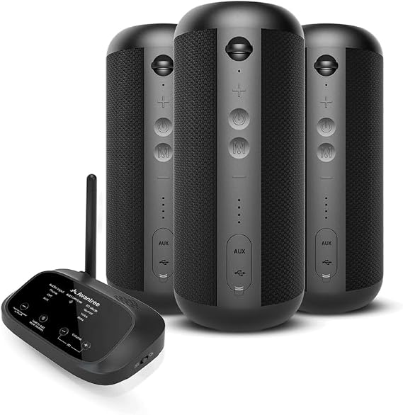 Avantree Harmony 2 - Multi-Room Wireless Speaker System for Home & Office