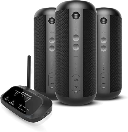 Avantree Harmony 2 - Multi-Room Wireless Speaker System for Home & Office