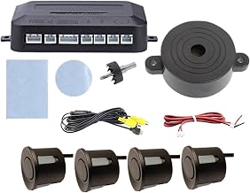 Video Parking Assistance | Digital Display Monitor with Radar Detection & Visual Alerts(033-CVBS-078-MT-BK) - Image 1