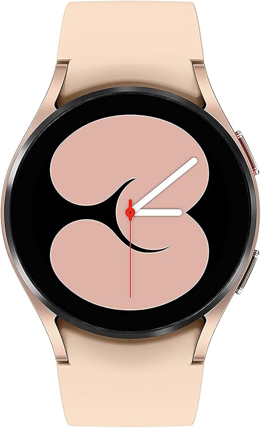 SAMSUNG Galaxy Watch 4 40mm R860 Smartwatch GPS Bluetooth WiFi (US Version) (Pink) (Renewed)
