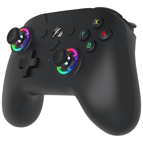 SUBSONIC Switch and Switch 2 Wireless Controller - LED Pro controller Black