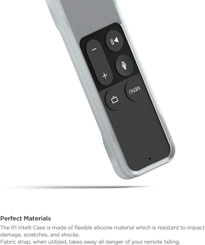 elago R1 Intelli Case [Nightglow Blue]-[Magnet Technology][Anti-Slip][Lanyard Included][Heavy Shock Absorption] for Apple TV Siri Remote 4K / 4th Generation