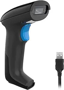 REALINN USB 2D QR Barcode Scanner Wired, Automatic Handheld Code Reader