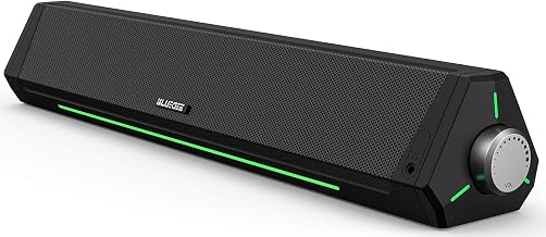 Bluedee Computer Speakers for Desktop PC, Bluetooth AUX Computer Sound Bar - Image 1