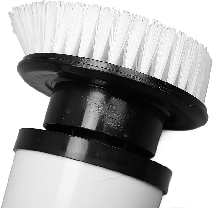 Electric Spin Scrubber, Multifunction Rechargeable Cordless Brush with Adjustable Handle, Replaceable Brush Heads Shower Brush for Bathroom Kitchen