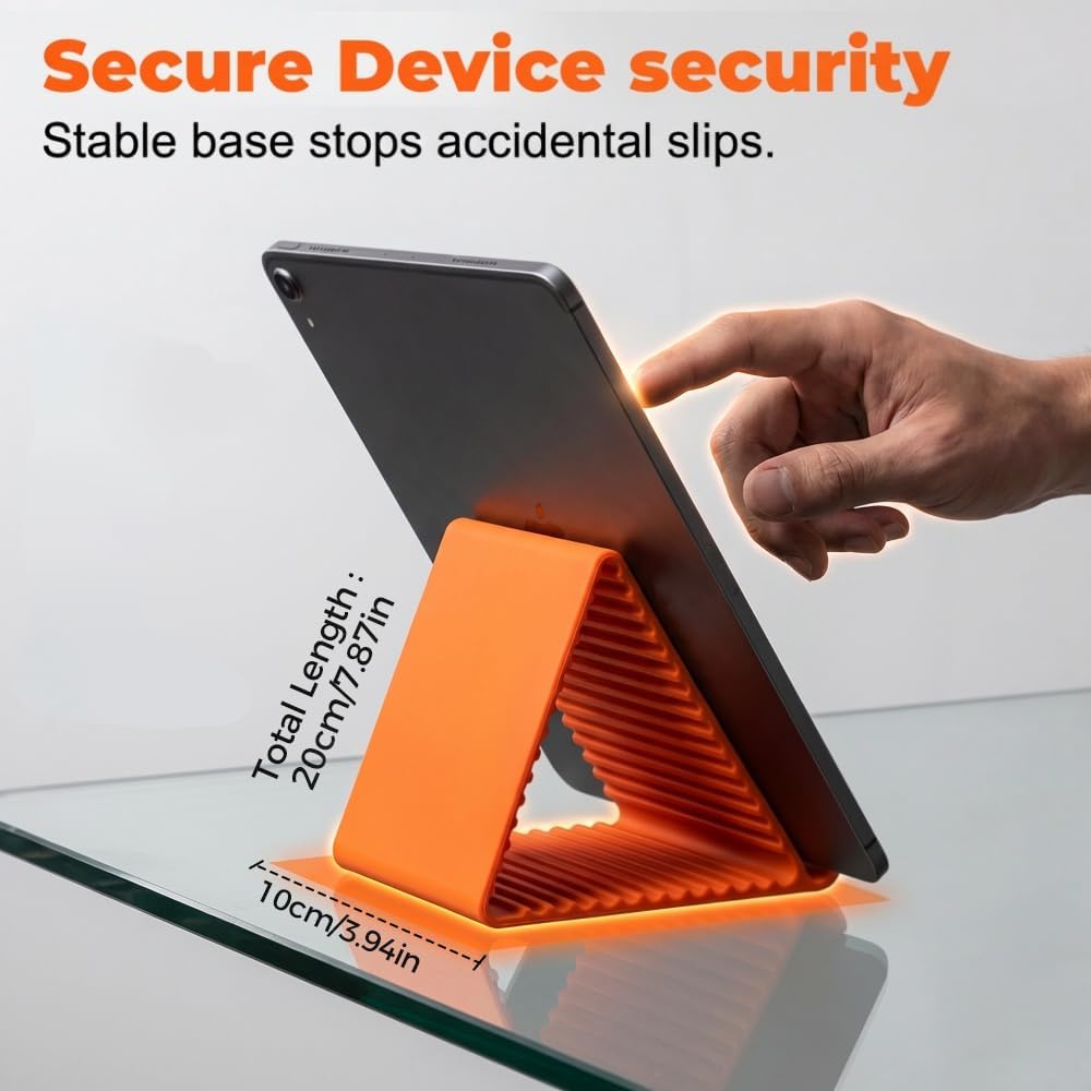 Flexible Phone Stand – 360° Adjustable Silicone Holder for Phone, Tablet & Laptop