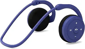 itayak Behind The Head Headphones, Wrap Around Head Small Bluetooth Headphones Lightweight Foldable Wireless Sports Sweatproof Headset with Microphone & Carrying Case