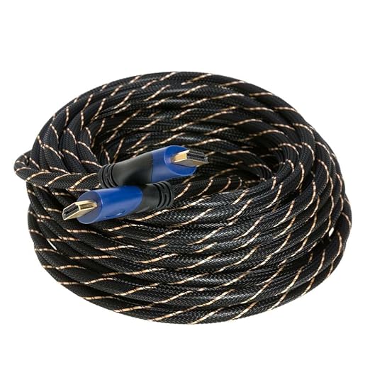 50FT HDMI Cable High-Speed 4K HDR 18Gbps Ethernet Audio Return Channel Gold-Plated 2.0 60Hz UHD ARC Universal Compatible with HDTV Projector, Gaming Console Laptop Home Theater (50FT, Multi-Colored)