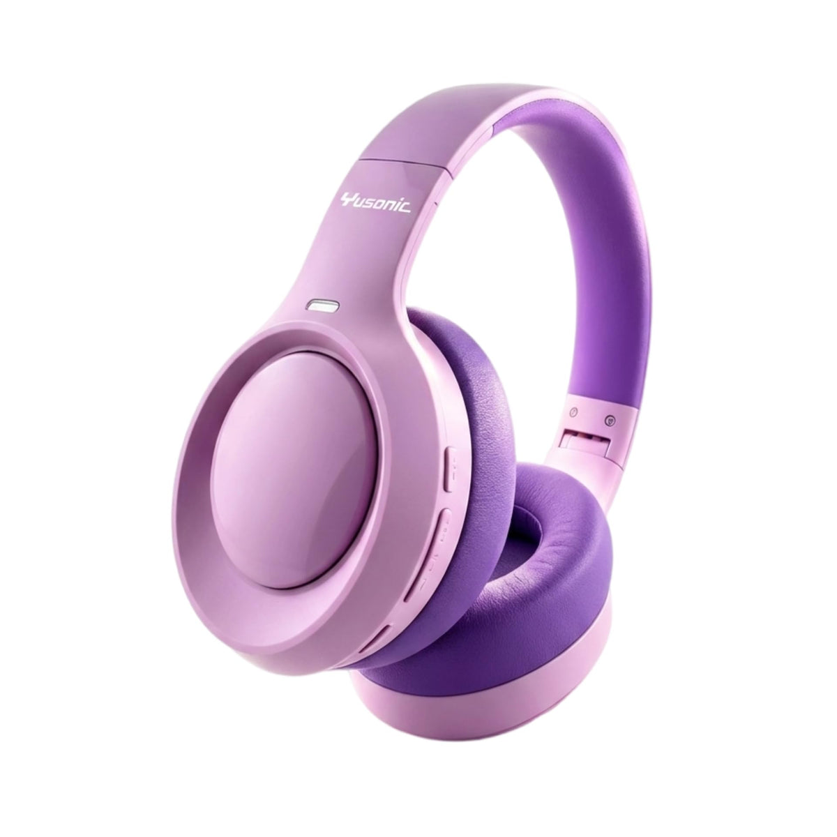Hybrid Active Noise Cancelling Headphones, 72H Play Time, Deep Bass Bluetooth 6.0, Over Ear ANC Headphones Wireless for Girls Ladies Travel/Airplane/Office (Purple)