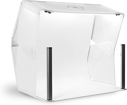 ORANGEMONKIE Foldio4 Portable Photo Studio Light Box, 39" Shooting Space, 120W High-CRI LED Lighting, 4-Channel Dimming Control, Front Halo Bars, Top Hole, Magnetic Quick Setup for Product Photography