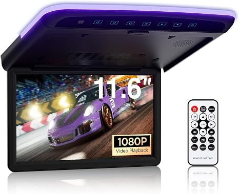 11.6 Inch Car Overhead Player with HDMI, Built-in Speaker, AV Input