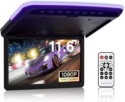 11.6 Inch Car Overhead Player with HDMI, Built-in Speaker, AV Input
