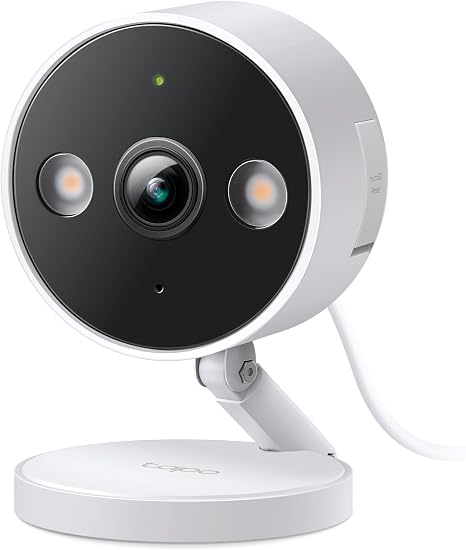 Tapo 2K+ Indoor/Outdoor Wired Security Camera, Baby Monitoring, C120