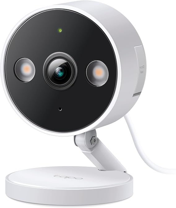 Tapo 2K+ Indoor/Outdoor Wired Security Camera, Baby Monitoring, C120