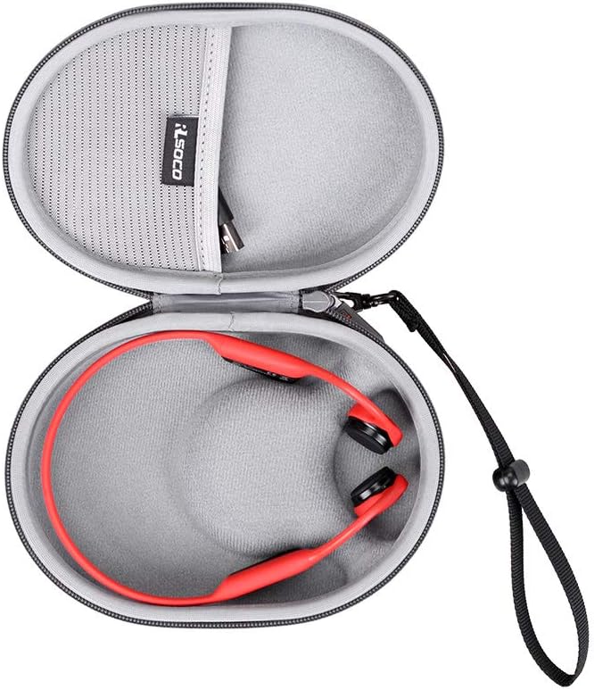 RLSOCO Hard Case for SHOKZ New OpenRun Pro 2/OpenRun/OpenMove/OpenSwim Pro Open-Ear Bone Conduction Sport Headphones (Case Only)