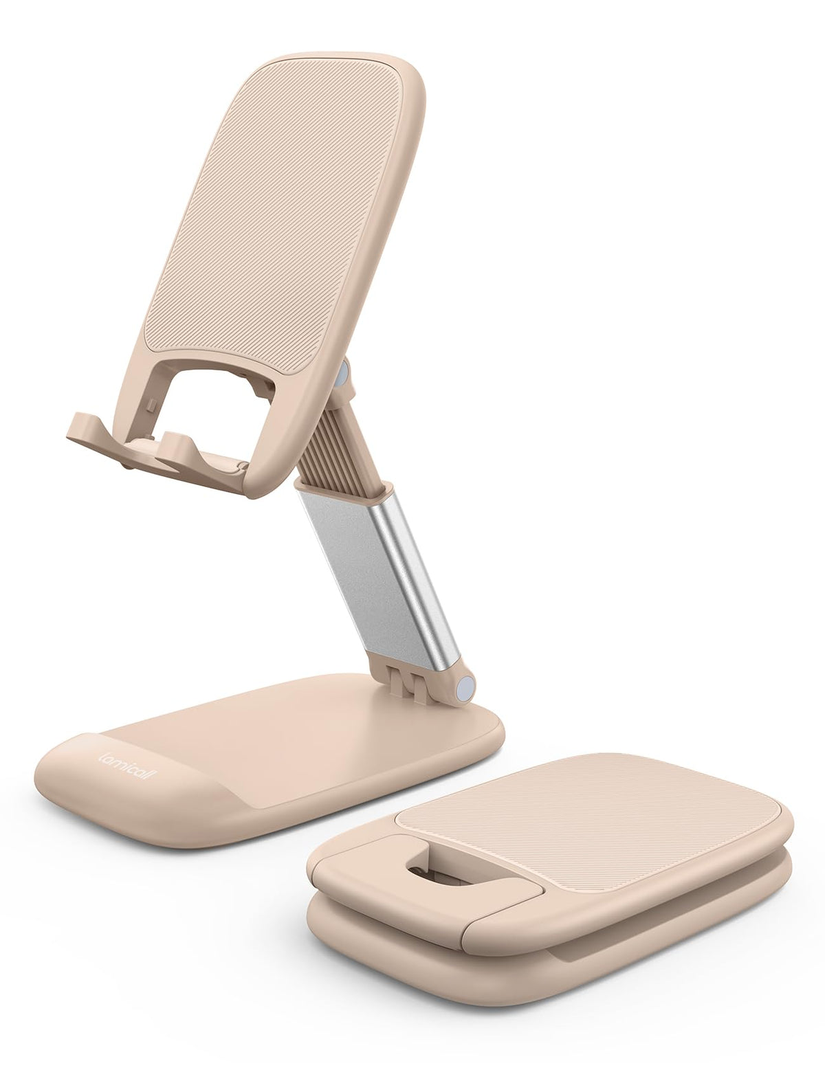 Lamicall Khaki Phone Holder for Desk, Cellphone Stand