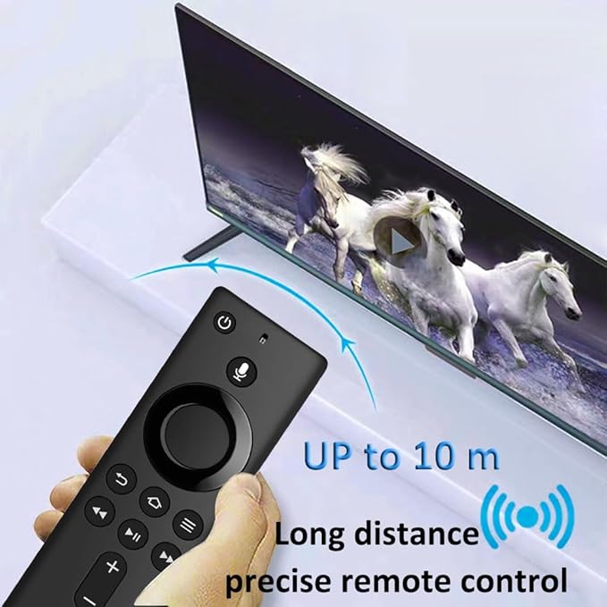 Voice Remote Replacement Stick TV 3rd Gen L5B83H, Compatible for 2nd/ 3rd Gen Smart TVs Stick, Fit for TVs Cube 1st Gen/Later, Stick Lite/4K Max/Bundle 2nd Gen and Later