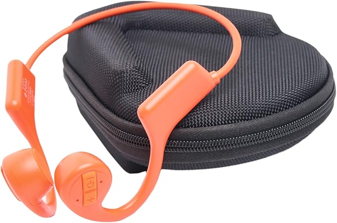 Hard Protective Travel Case Compatible with SHOKZ New OpenRun Pro 2/Pro 2 Mini/OpenRun/OpenSwim Open-Ear Sport Headphones, Compatible with MRYTKY/BAICLUD/CXK/Ogogrs Bone Conduction Headphones