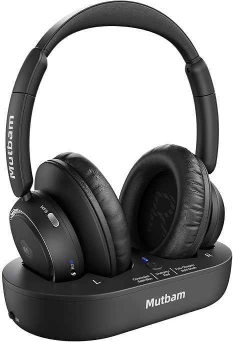 Wireless Headphones for TV, TV Headphones Wireless for Seniors